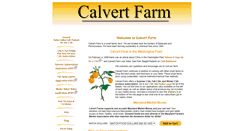 Desktop Screenshot of calvertfarm.com